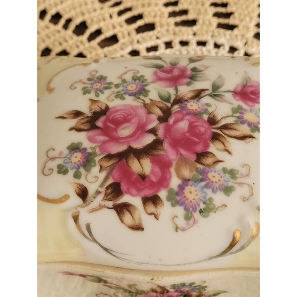 Chase Japan Vintage rose Trinket Box - Picture 3 of 7